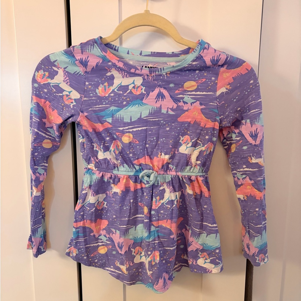 Mystical Print Long Sleeve tunic